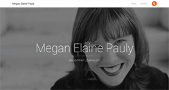 Desktop Screenshot of meganelainepauly.com